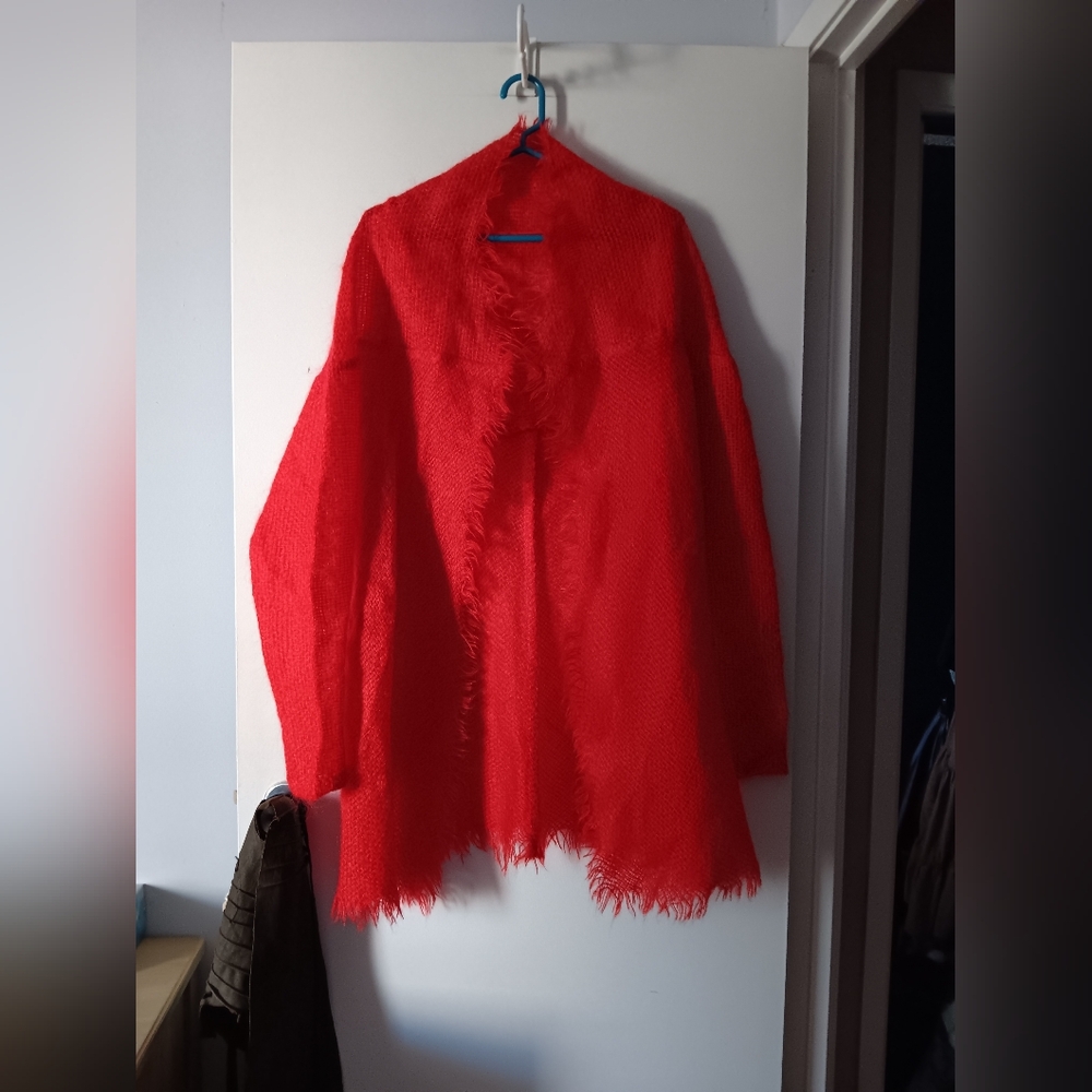 YOHJI YAMAMOTO Dramatic Open Weave Wool Jacket S/M/L